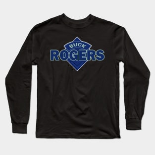 Buck Rogers - Doctor Who Style Logo Long Sleeve T-Shirt